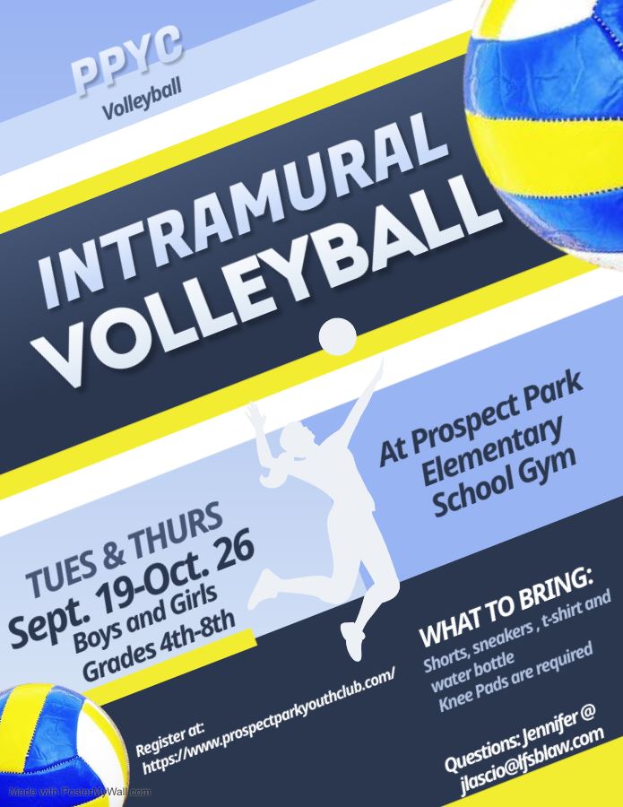 PPYC Volleyball <b> Sept 19 - Oct 26